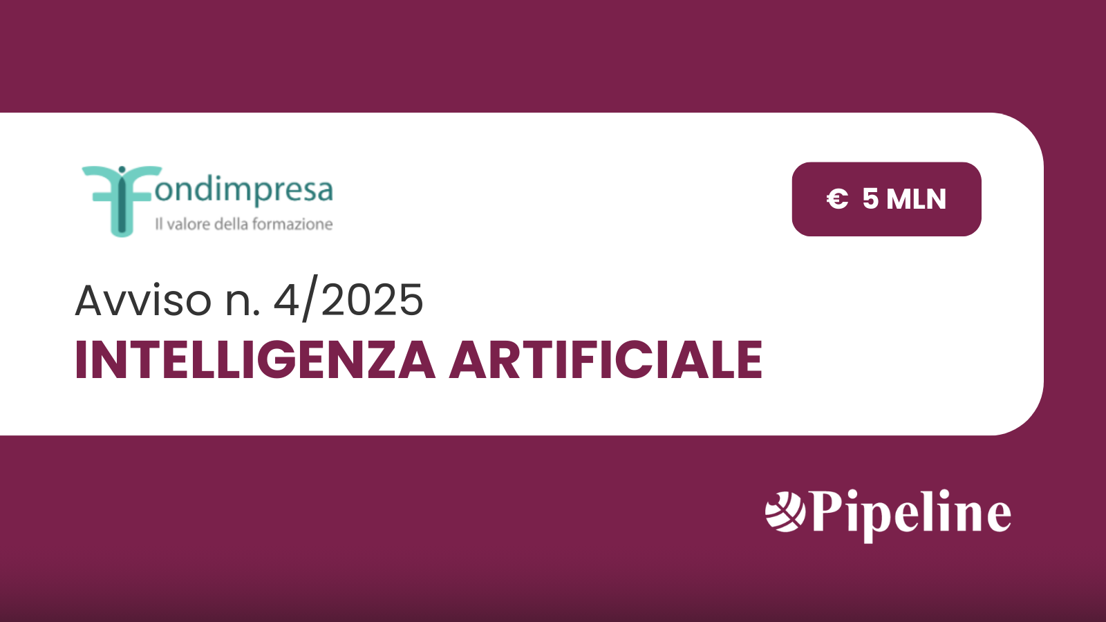 Avviso 4/2025 Fondimpresa: come funziona