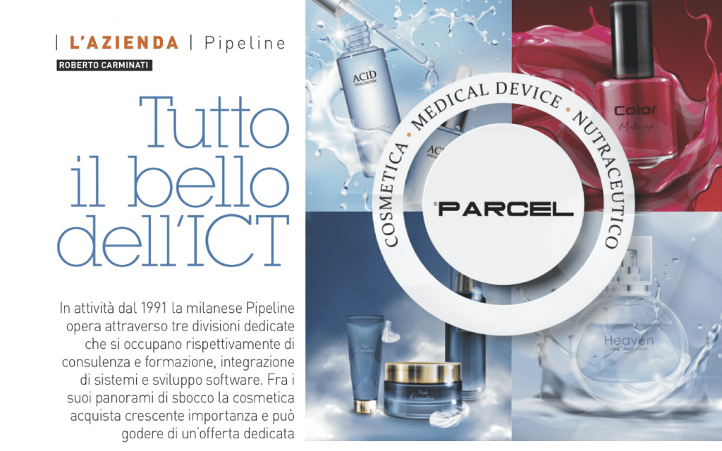 Pipeline Parcel per cosmetica